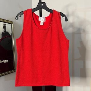 Red Sleeveless Top